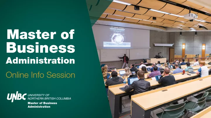 MBA Info Session