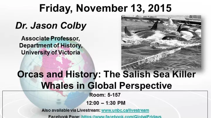 Global Friday Poster - November 13, 2015