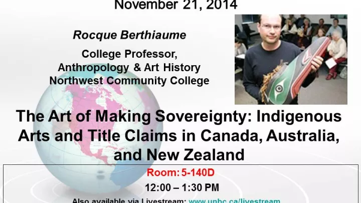 Global Friday Poster - November 21, 2014