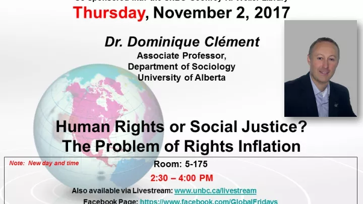 Global Friday Poster - November 2, 2017