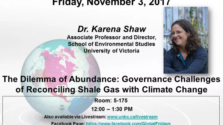 Global Friday Poster - November 3, 2017