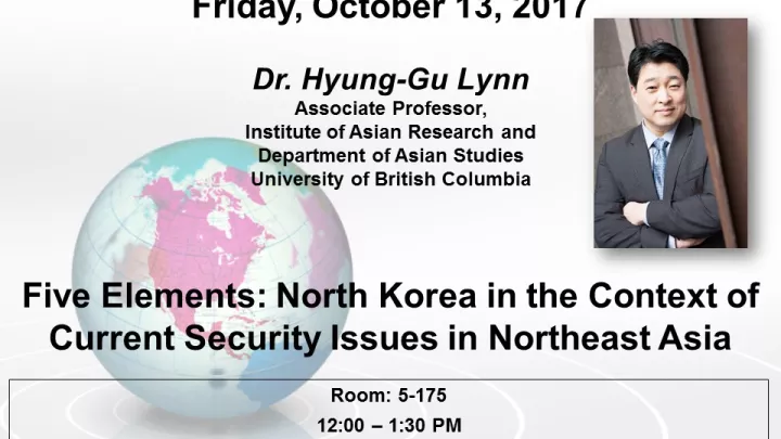Global Friday Poster - October 13, 2017