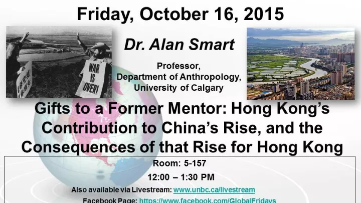 Global Friday Poster - October 16, 2015