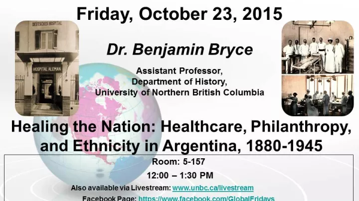 Global Friday Poster - October 23, 2015