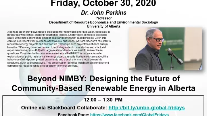 Global Friday Poster - October 30, 2020