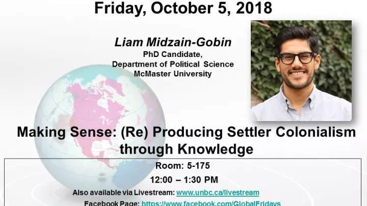 Global Friday Poster - October 5, 2018