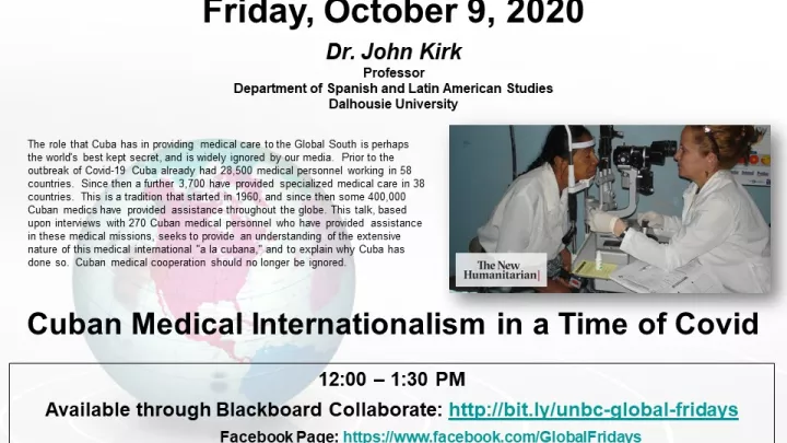 Global Friday Poster - October 9, 2020