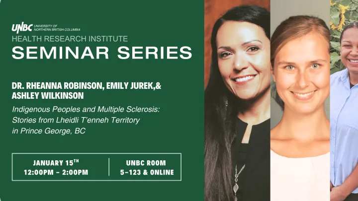 seminar series January 15th