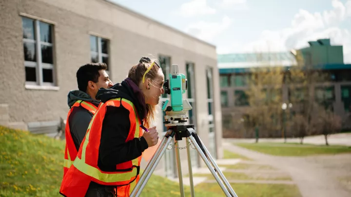 Engineering students in the classroom