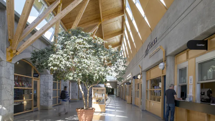 Student Street at UNBC Prince George campus